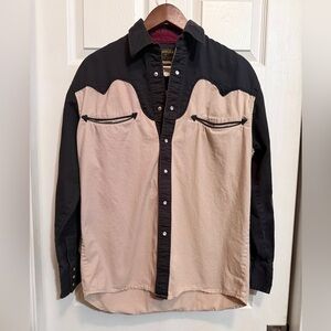 Rustler Black and Red Western Shirt